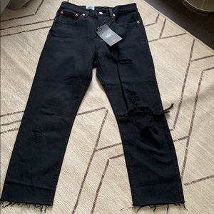 Levi’s 501 high waist straight leg